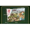 Enlighten 21011 Qman 21011 non  CUỘC ĐỘT KÍCH BẰNG XE JEEP bộ đồ chơi xếp lắp ráp ghép mô hình Military Army TACTICAL ESPIONAGE ACTION COMBAT ZONES Quân Sự Bộ Đội 264 khối