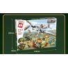 Enlighten 21013 Qman 21013 non  NÉM BOM ĐẤT ĐỐI KHÔNG bộ đồ chơi xếp lắp ráp ghép mô hình Military Army TACTICAL ESPIONAGE ACTION COMBAT ZONES Quân Sự Bộ Đội 557 khối
