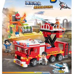 Enlighten 12012 Qman 12012 non  LỬA NOVA ĐÌNH CÔNG bộ đồ chơi xếp lắp ráp ghép mô hình Minecity Thành Phố Mỏ 370 khối