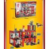 Enlighten 12014 Qman 12014 non  CỤC CỨU HỎA VÀ NẠN bộ đồ chơi xếp lắp ráp ghép mô hình Minecity Thành Phố Mỏ 693 khối