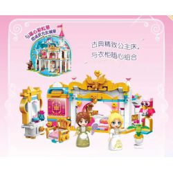 Enlighten 32012 Qman 32012 non  PHÒNG CÔNG CHÚA XINYA bộ đồ chơi xếp lắp ráp ghép mô hình Prinecess Leah PRINCESS LEAH Công Chúa Leah 282 khối