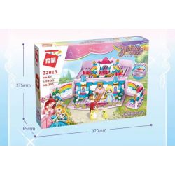 Enlighten 32013 Qman 32013 non  HỘP KHO BÁU SECRET GARDEN bộ đồ chơi xếp lắp ráp ghép mô hình Prinecess Leah PRINCESS LEAH Công Chúa Leah 301 khối