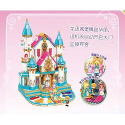 Enlighten 32015 Qman 32015 non  BÓNG LÂU ĐÀI NGÔN NGỮ HOA bộ đồ chơi xếp lắp ráp ghép mô hình Prinecess Leah PRINCESS LEAH Công Chúa Leah 1169 khối