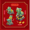 KEEPPLEY K10125 10125 non  VOI GIÀU CÓ bộ đồ chơi xếp lắp ráp ghép mô hình Brickheadz Nhân Vật Đầu To