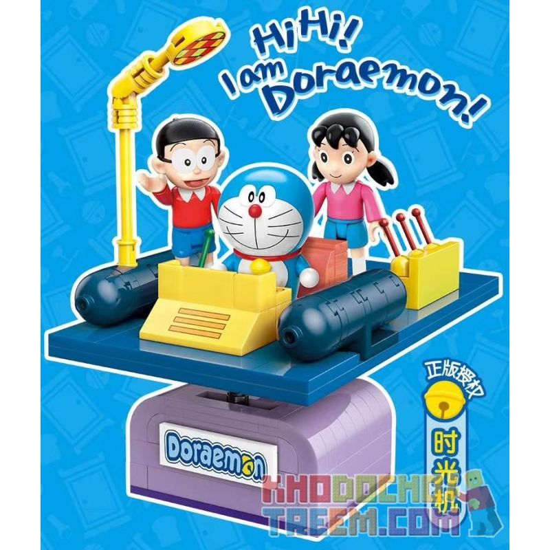 KEEPPLEY K20401 20401 non  CỖ MÁY THỜI GIAN bộ đồ chơi xếp lắp ráp ghép mô hình Doraemon Mèo Máy Thông Minh 155 khối KEEPPLEY K20401 20401 non  CỖ MÁY THỜI GIAN bộ đồ chơi xếp lắp ráp ghép mô hình Doraemon Mèo Máy Thông Minh 155 khối