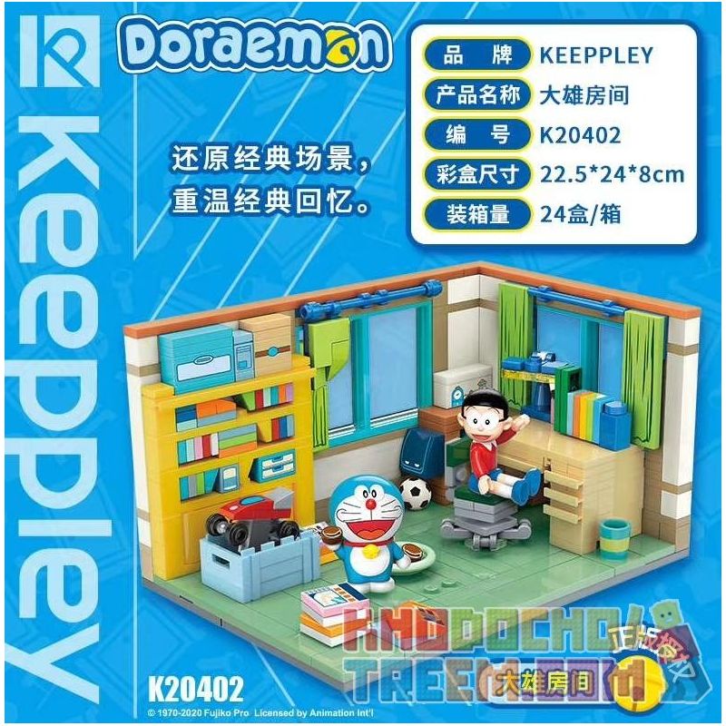 KEEPPLEY K20402 20402 non Lego PHÒNG NOBITA bộ đồ chơi xếp lắp ráp ghép ...