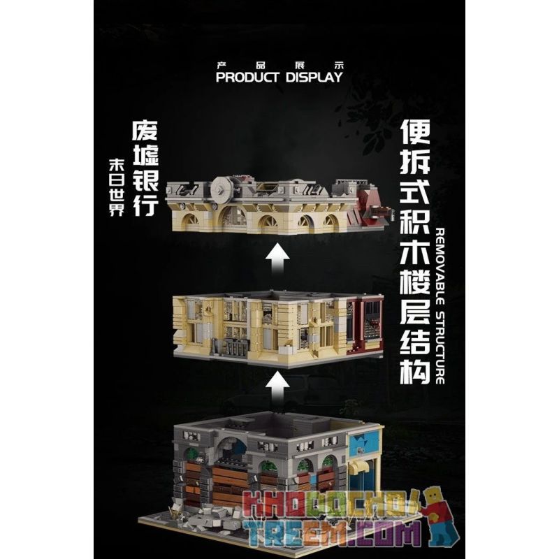 JIESTAR 89102 REBRICKABLE MOC-41175 41175 MOC41175 SUPER 18K K126 non  TRỤ SỞ CHÍNH CỦA NGÂN HÀNG bộ đồ chơi xếp lắp ráp ghép mô hình Creator MOC - BRICK BANK APOCALYPSE VERSION Sáng Tạo 2500 khối JIESTAR 89102 REBRICKABLE MOC-41175 41175 MOC41175 SUPER 18K K126 non  TRỤ SỞ CHÍNH CỦA NGÂN HÀNG bộ đồ chơi xếp lắp ráp ghép mô hình Creator MOC - BRICK BANK APOCALYPSE VERSION Sáng Tạo 2500 khối