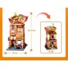KEEPPLEY K20210 20210 non  NHÀ HÀNG LẨU CHỦ ĐỀ LITTLE FIRE DRAGON bộ đồ chơi xếp lắp ráp ghép mô hình Pokémon POKEMON