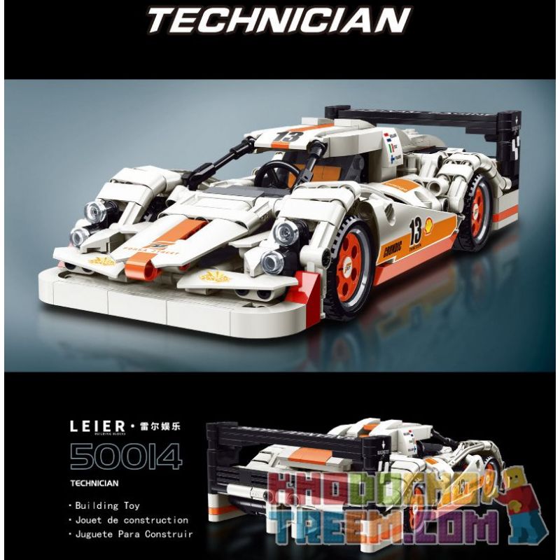 SHENZHEN RAEL ENTERTAINMENT 50014 non  NGUYÊN MẪU LE MANS bộ đồ chơi xếp lắp ráp ghép mô hình Speed Champions Racing Cars IAN LMP-CI Đua Xe Công Thức 667 khối