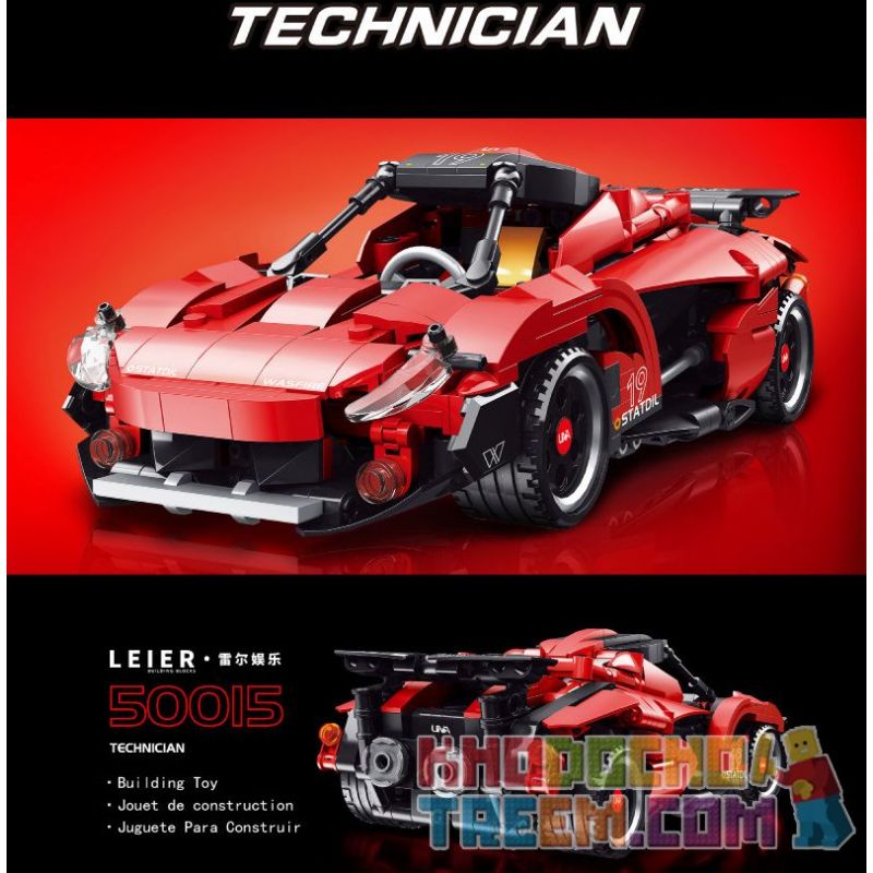 SHENZHEN RAEL ENTERTAINMENT 50015 non  A-GT. bộ đồ chơi xếp lắp ráp ghép mô hình Speed Champions Racing Cars IAN UNA-GT Đua Xe Công Thức 648 khối