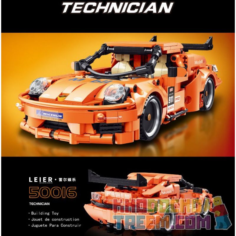 SHENZHEN RAEL ENTERTAINMENT 50016 non  PORSCHE 911. bộ đồ chơi xếp lắp ráp ghép mô hình Speed Champions Racing Cars IAN PORSCHE 911 Đua Xe Công Thức 769 khối