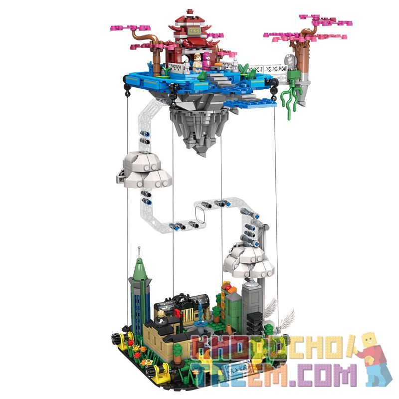 Kazi KY2011 2011 non Lego CUNG ĐIỆN QUANG SƠN bộ đồ chơi xếp lắp ráp ghép mô hình Fairy Swordplay Tiên Kiếm Hiệp 1116 khối