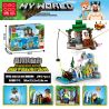 DINGGAO DG3230 3230 non  DIAOYUTAI BỊ ĐÌNH CHỈ bộ đồ chơi xếp lắp ráp ghép mô hình Minecraft SUSPENSION Game Xây Dựng 245 khối