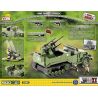 COBI 2469 non  M16 BÁN ĐƯỜNG bộ đồ chơi xếp lắp ráp ghép mô hình Military Army M16 HALF-TRACK Quân Sự Bộ Đội 400 khối