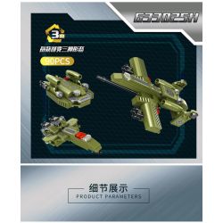 PanlosBrick 633025 Panlos Brick 633025 non  XE CHIẾN ĐẤU BỘ BINH BỌC THÉP 8 TỔ HỢP bộ đồ chơi xếp lắp ráp ghép mô hình Military Army AIFV Quân Sự Bộ Đội 745 khối