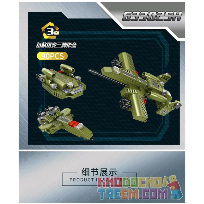 PanlosBrick 633025 Panlos Brick 633025 non  XE CHIẾN ĐẤU BỘ BINH BỌC THÉP 8 TỔ HỢP bộ đồ chơi xếp lắp ráp ghép mô hình Military Army AIFV Quân Sự Bộ Đội 745 khối