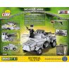 COBI 2366 non  XE TRINH SÁT BỌC THÉP HẠNG NHẸ SD.KFZ.222 bộ đồ chơi xếp lắp ráp ghép mô hình Military Army Quân Sự Bộ Đội 200 khối