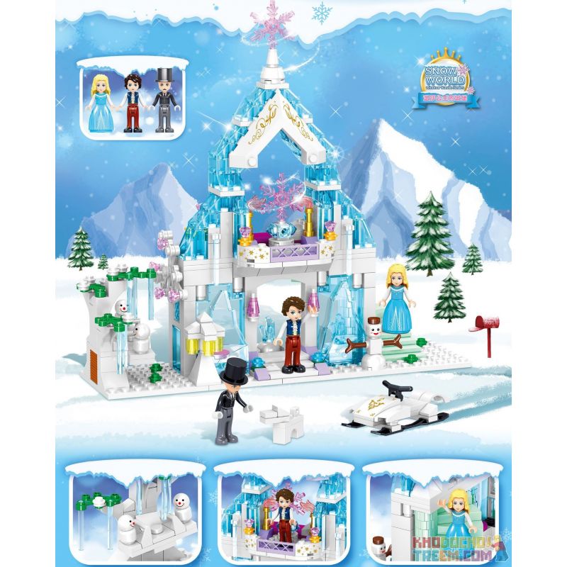 ZHEGAO QL1147 1147 Xếp hình kiểu Lego DISNEY PRINCESS Windsor Castle Ilaya Snow Castle Lâu đài Tuyết Ilaya 325 khối ZHEGAO QL1147 1147 Xếp hình kiểu Lego DISNEY PRINCESS Windsor Castle Ilaya Snow Castle Lâu đài Tuyết Ilaya 325 khối