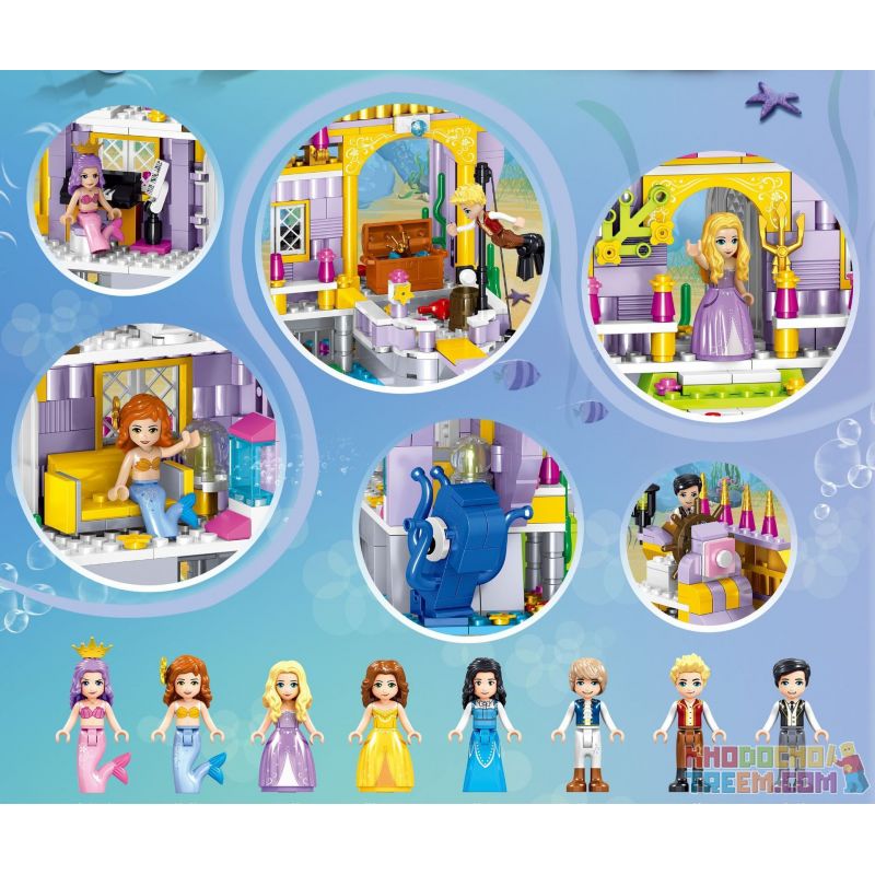 ZHEGAO QL1157 1157 non  PHÁO ĐÀI BIỂN SÂU CHỊ EM bộ đồ chơi xếp lắp ráp ghép mô hình Disney Princess WINDSOR CASTLE Công Chúa 736 khối ZHEGAO QL1157 1157 non  PHÁO ĐÀI BIỂN SÂU CHỊ EM bộ đồ chơi xếp lắp ráp ghép mô hình Disney Princess WINDSOR CASTLE Công Chúa 736 khối