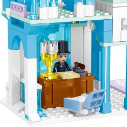 ZHEGAO QL1143 1143 non  LÂU ĐÀI PODEL bộ đồ chơi xếp lắp ráp ghép mô hình Disney Princess WINDSOR CASTLE Công Chúa 801 khối