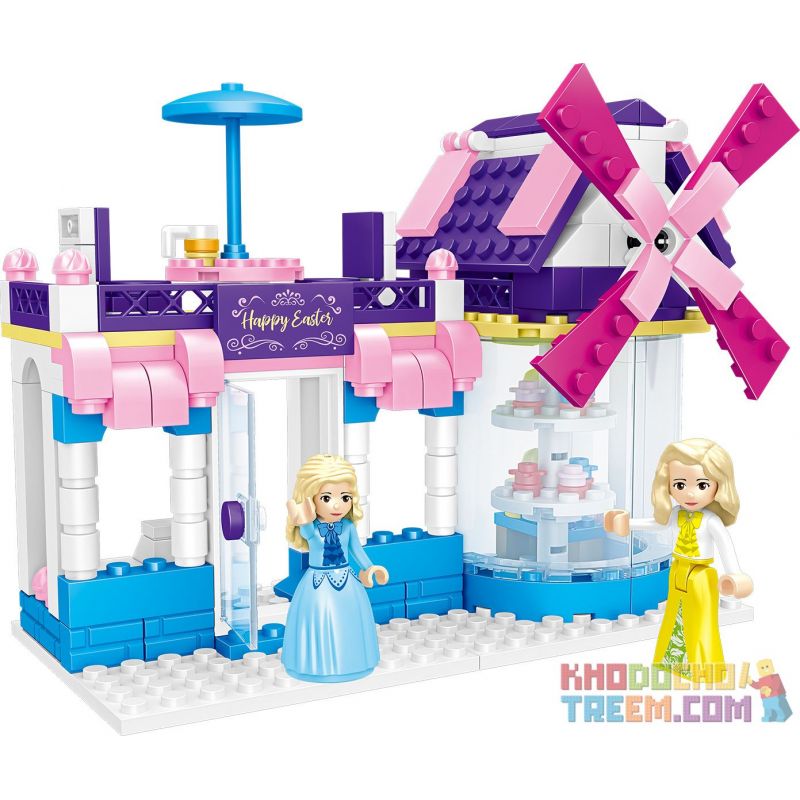 ZHEGAO QL1115 1115 Xếp hình kiểu Lego Windsor Castle Windmill Dessert House Nhà Tráng Miệng Cối Xay Gió 237 khối ZHEGAO QL1115 1115 Xếp hình kiểu Lego Windsor Castle Windmill Dessert House Nhà Tráng Miệng Cối Xay Gió 237 khối