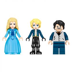 ZHEGAO QL1117 1117 non  ROYAL CAR. bộ đồ chơi xếp lắp ráp ghép mô hình Girl WINDSOR CASTLE Con Gái 362 khối