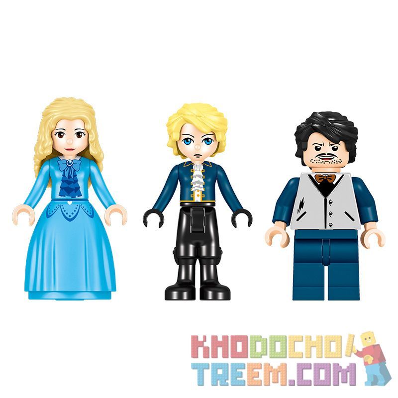 ZHEGAO QL1117 1117 non  ROYAL CAR. bộ đồ chơi xếp lắp ráp ghép mô hình Girl WINDSOR CASTLE Con Gái 362 khối