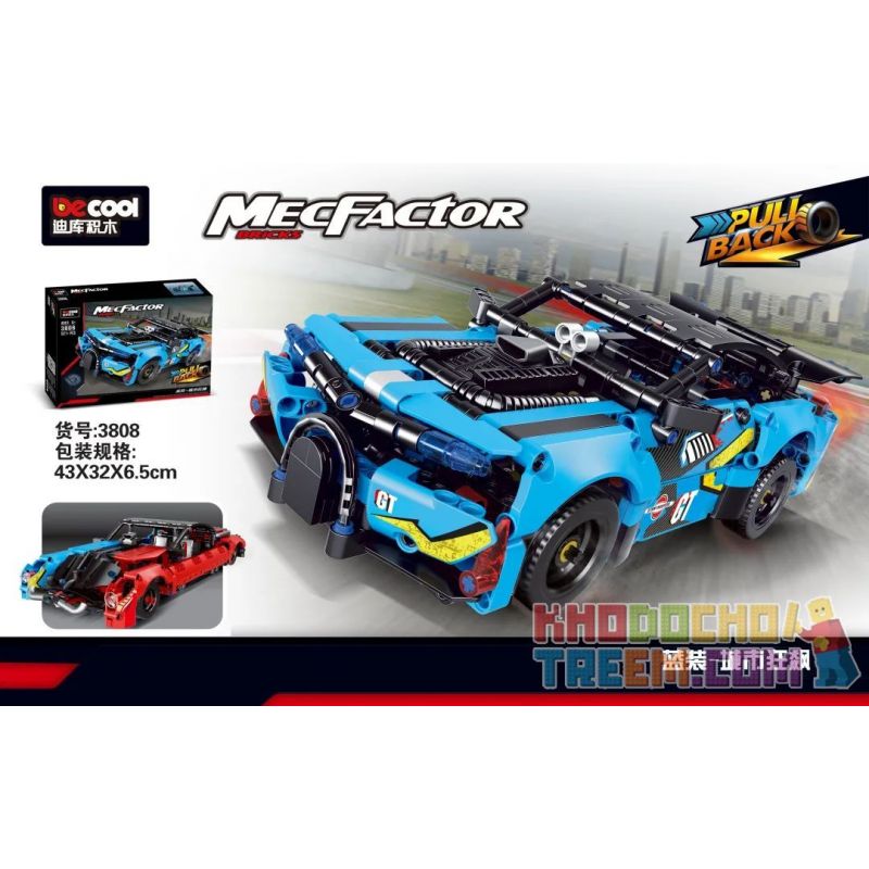 Decool 3808 Jisi 3808 Xếp hình kiểu Lego TECHNIC MecFactor Blue Outfit-urban Hurricane Pull Back Car Trang Phục Màu Xanh-đô Thị Cơn Bão Kéo Xe Trở Lại 521 khối Decool 3808 Jisi 3808 Xếp hình kiểu Lego TECHNIC MecFactor Blue Outfit-urban Hurricane Pull Back Car Trang Phục Màu Xanh-đô Thị Cơn Bão Kéo Xe Trở Lại 521 khối