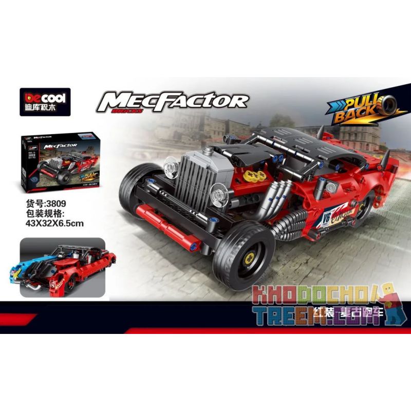 Decool 3809 Jisi 3809 Xếp hình kiểu Lego TECHNIC MecFactor Red Outfit-retro Sports Car Trang Phục Màu đỏ-xe Thể Thao Cổ điển 501 khối Decool 3809 Jisi 3809 Xếp hình kiểu Lego TECHNIC MecFactor Red Outfit-retro Sports Car Trang Phục Màu đỏ-xe Thể Thao Cổ điển 501 khối