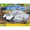 COBI 2481 non  XE TĂNG BỐN bộ đồ chơi xếp lắp ráp ghép mô hình Military Army PANZER IV AUSF.FI/G/ H Quân Sự Bộ Đội 490 khối