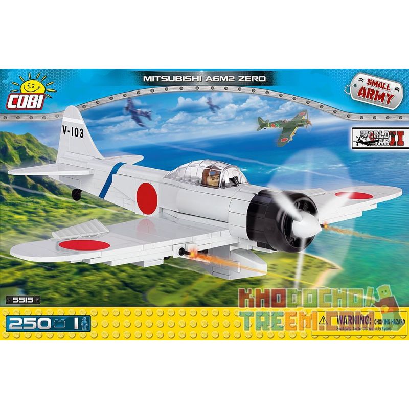COBI 5515 Xếp hình kiểu Lego MILITARY ARMY Mitsubishi A6M2 Zero Zero Carrier Fighter Máy Bay Chiến đấu Số 0 250 khối COBI 5515 Xếp hình kiểu Lego MILITARY ARMY Mitsubishi A6M2 Zero Zero Carrier Fighter Máy Bay Chiến đấu Số 0 250 khối
