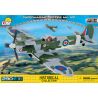 COBI 5512 non  SPITFIRE MK VB bộ đồ chơi xếp lắp ráp ghép mô hình Military Army SUPERMARINE SPITFIRE MK VB Quân Sự Bộ Đội 290 khối