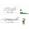 SLUBAN M38-B0931 B0931 0931 M38B0931 38-B0931 non  MÁY BAY CHIẾN ĐẤU TÀNG HÌNH J-20 bộ đồ chơi xếp lắp ráp ghép mô hình Military Army J-20 MIGHTY DRAGON Quân Sự Bộ Đội 926 khối