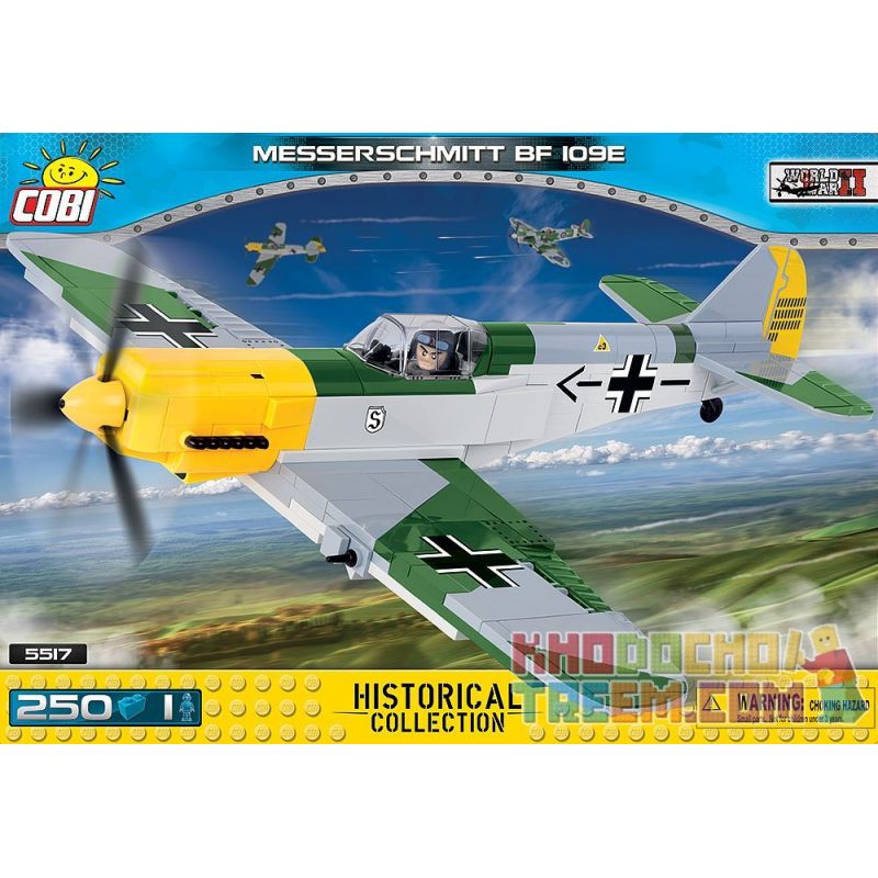 COBI 5517 Xếp hình kiểu Lego MILITARY ARMY Messerschmitt Bf 109 E Messerschmitt Bf 109 Fighter Máy Bay Chiến đấu Messerschmitt Bf 109 250 khối COBI 5517 Xếp hình kiểu Lego MILITARY ARMY Messerschmitt Bf 109 E Messerschmitt Bf 109 Fighter Máy Bay Chiến đấu Messerschmitt Bf 109 250 khối
