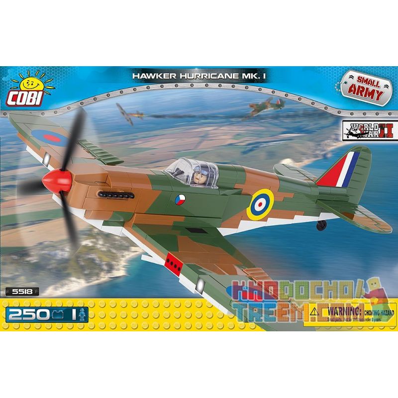 COBI 5518 Xếp hình kiểu Lego MILITARY ARMY Hawker Hurricane Mk I Hurricanes Bão 250 khối COBI 5518 Xếp hình kiểu Lego MILITARY ARMY Hawker Hurricane Mk I Hurricanes Bão 250 khối