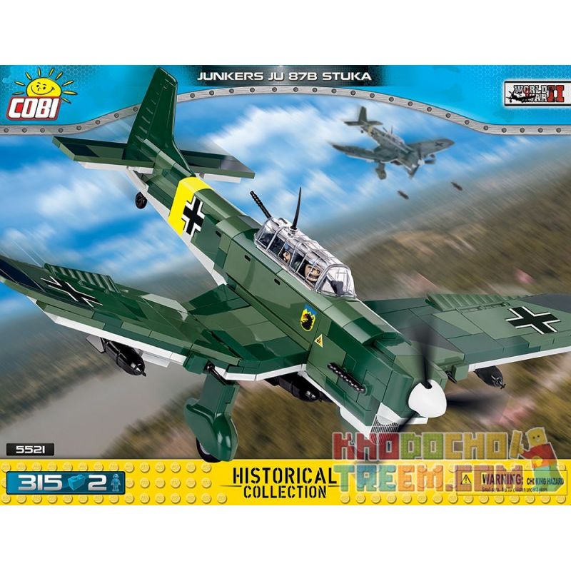 COBI 5521 Xếp hình kiểu Lego MILITARY ARMY Junkers Ju 87B Stuka Ju 87 Dive Bomber Máy Bay Ném Bom Bổ Nhào Ju 87 315 khối COBI 5521 Xếp hình kiểu Lego MILITARY ARMY Junkers Ju 87B Stuka Ju 87 Dive Bomber Máy Bay Ném Bom Bổ Nhào Ju 87 315 khối