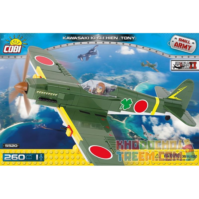 COBI 5520 Xếp hình kiểu Lego MILITARY ARMY Kawasaki Ki-61-I Hien (Tony) Triple Fighter Máy Bay Chiến đấu Ba 260 khối COBI 5520 Xếp hình kiểu Lego MILITARY ARMY Kawasaki Ki-61-I Hien (Tony) Triple Fighter Máy Bay Chiến đấu Ba 260 khối
