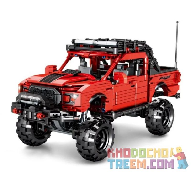 SHENG YUAN SY 8550 Xếp hình kiểu Lego TECHNIC Technique Mechanical Frenzy Ford Raptor Pull Back Ford Raptor Kéo Trở Lại 989 khối SHENG YUAN SY 8550 Xếp hình kiểu Lego TECHNIC Technique Mechanical Frenzy Ford Raptor Pull Back Ford Raptor Kéo Trở Lại 989 khối