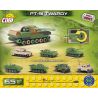 COBI 2243 non  XE TĂNG CHIẾN ĐẤU CHỦ LỰC PT-91 MINI bộ đồ chơi xếp lắp ráp ghép mô hình Military Army PT-91 TWARDY NANO Quân Sự Bộ Đội 65 khối