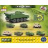 COBI 2241 non  XE BỌC THÉP LAV-3 MINI bộ đồ chơi xếp lắp ráp ghép mô hình Military Army LAV III APC NANO Quân Sự Bộ Đội 56 khối