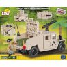 COBI 24305 non  NATO BỌC THÉP XE ĐỊA HÌNH SA MẠC bộ đồ chơi xếp lắp ráp ghép mô hình Military Army NATO AAT VEHICLE DESERT Quân Sự Bộ Đội 210 khối