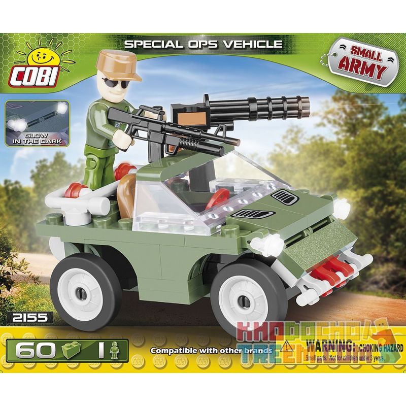 COBI 2155 non Lego XE HOẠT ĐỘNG ĐẶC BIỆT bộ đồ chơi xếp lắp ráp ghép mô hình Military Army SPECJAL OPS VEHICLE Quân Sự Bộ Đội 60 khối