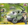 COBI 2160 non  XE BÁN TẢI BỌC THÉP 4 WD bộ đồ chơi xếp lắp ráp ghép mô hình Military Army 4 WD ARMORED PICKUP TRUCK Quân Sự Bộ Đội 150 khối