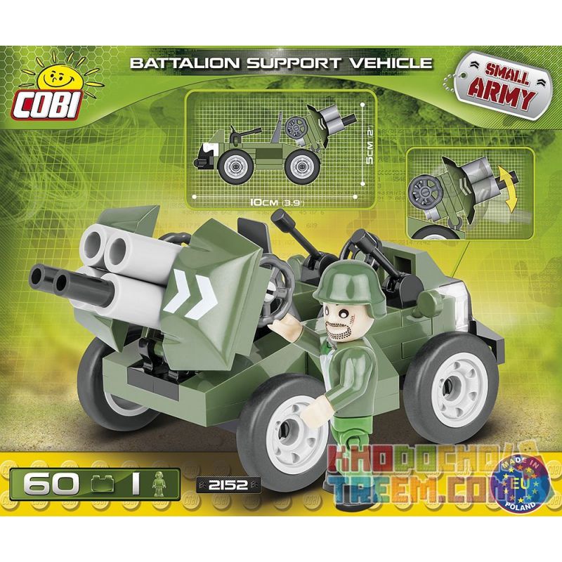 COBI 2152 non  XE HỖ TRỢ QUÂN ĐỘI bộ đồ chơi xếp lắp ráp ghép mô hình Military Army BATTALION SUPPORT VEHICLE Quân Sự Bộ Đội 60 khối COBI 2152 non  XE HỖ TRỢ QUÂN ĐỘI bộ đồ chơi xếp lắp ráp ghép mô hình Military Army BATTALION SUPPORT VEHICLE Quân Sự Bộ Đội 60 khối