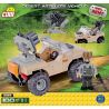 COBI 2199 non  XE PHÁO SA MẠC bộ đồ chơi xếp lắp ráp ghép mô hình Military Army DESERT ARTILERY VEHICLE Quân Sự Bộ Đội 100 khối