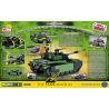 COBI 2494 non  XE TĂNG TRƯỞNG bộ đồ chơi xếp lắp ráp ghép mô hình Military Army CHIEFTAIN Quân Sự Bộ Đội 620 khối