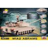 COBI 2608 non  XE TĂNG M1A2 ABRAMS bộ đồ chơi xếp lắp ráp ghép mô hình Military Army Quân Sự Bộ Đội 765 khối