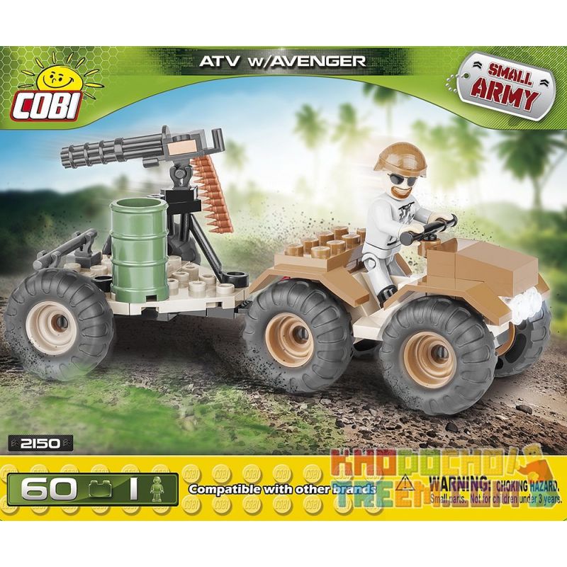 COBI 2150 Xếp hình kiểu Lego MILITARY ARMY ATV W Avanger ATV W Avengers 60 khối COBI 2150 Xếp hình kiểu Lego MILITARY ARMY ATV W Avanger ATV W Avengers 60 khối
