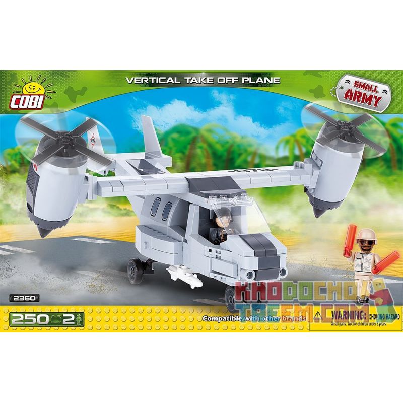 COBI 2360 Xếp hình kiểu Lego MILITARY ARMY Vertical Take Off Plane Vertical Take-off And Landing Aircraft Máy Bay Cất Và Hạ Cánh Thẳng đứng 250 khối COBI 2360 Xếp hình kiểu Lego MILITARY ARMY Vertical Take Off Plane Vertical Take-off And Landing Aircraft Máy Bay Cất Và Hạ Cánh Thẳng đứng 250 khối