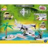 COBI 2335 non  MÁY BAY QUÂN SỰ bộ đồ chơi xếp lắp ráp ghép mô hình Military Army ARMY HYDROPLANE Quân Sự Bộ Đội 200 khối